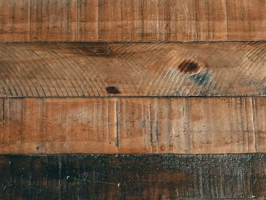 Detail einer Holzarbeit